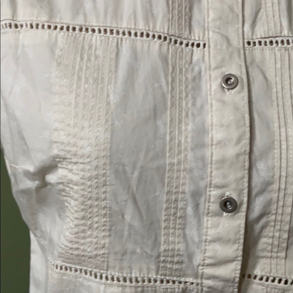 Tommy Hilfiger Denim Short Sleeved Eyelet Shirt - Picture 9 of 12